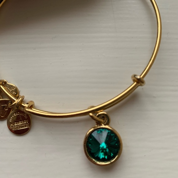 Alex and Ani gold charm bangle - Picture 2 of 2